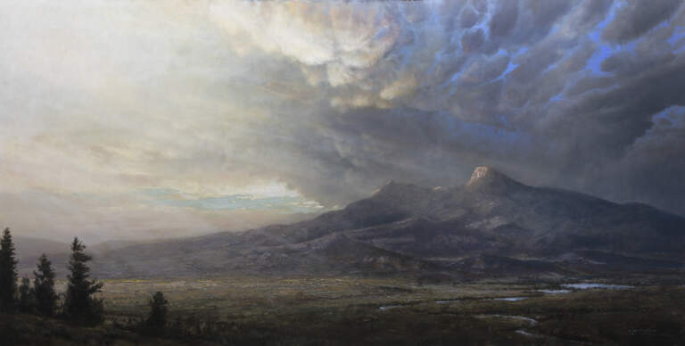 "Of Passing and Repose, Exodus 33:14" 24x48 Oil 