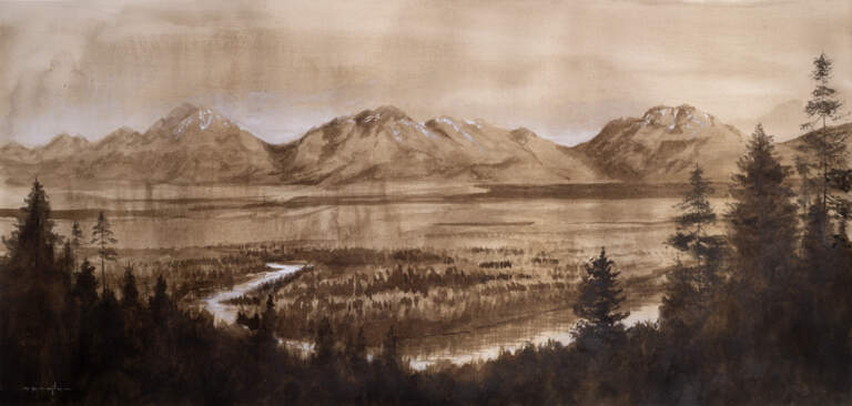 "Teton Vitsa, Colossians 3:14" 10x21 Ink