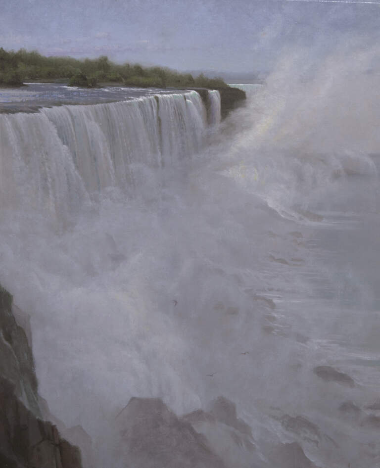 "The Falls, Proverbs 15:33" 16x20 oil