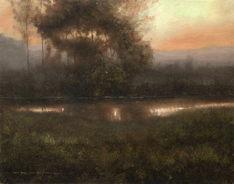 “Trout Pool, Genesis 18:4” 11x14 Oil