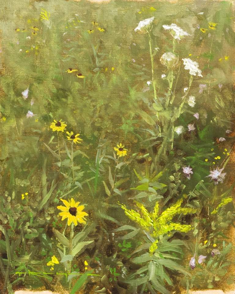“Wildflowers“, 8x10, oil on linen