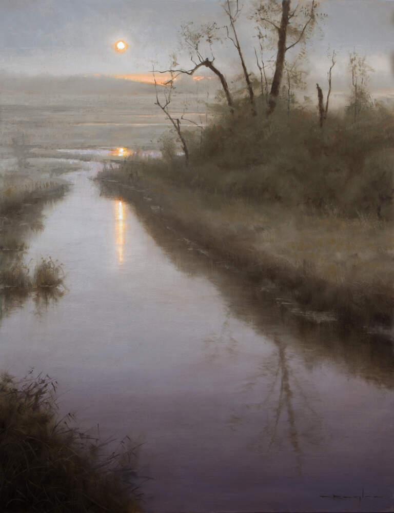 "Spring Morning: Proverbs 11:25" 18x24, oil on linen