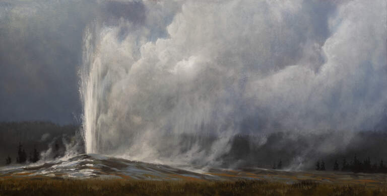 "Geyser, Ephesians 5:2 " 12x24 Oil