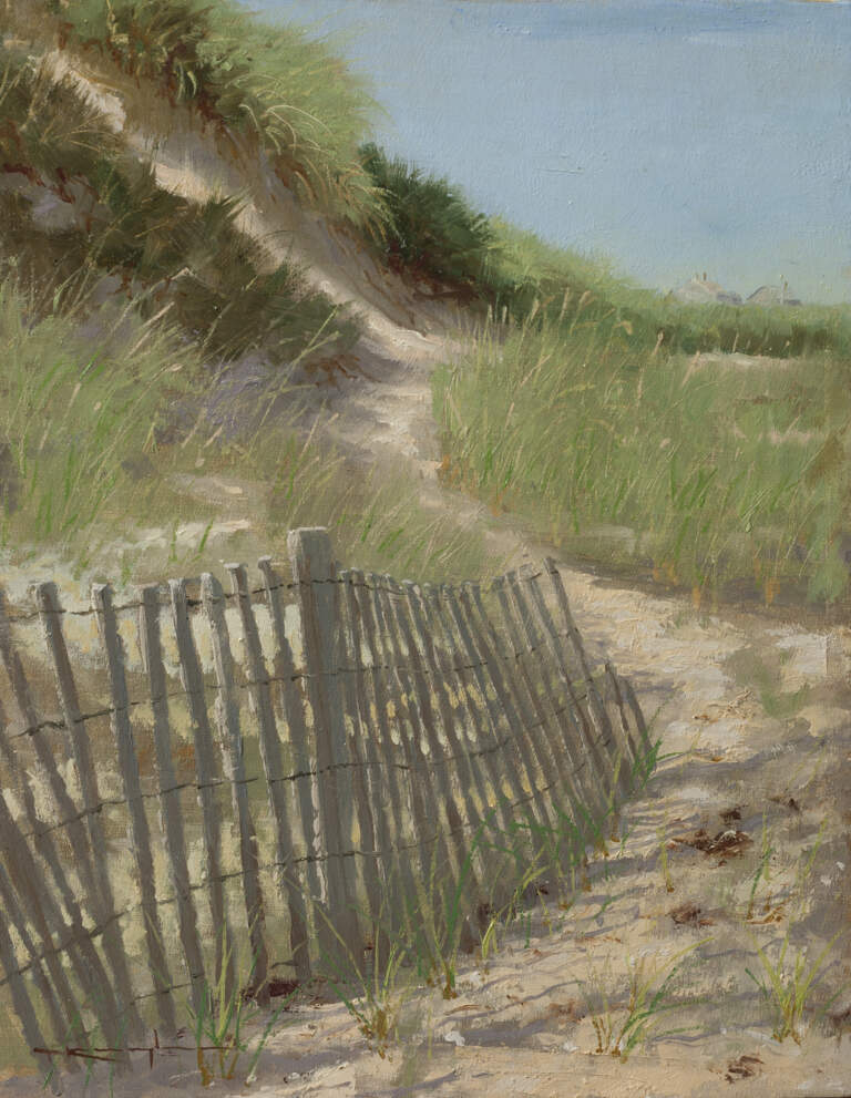 "Steps Beach" 9x12 oil on linen