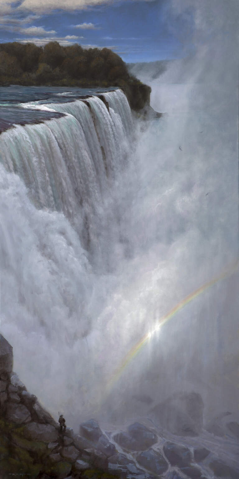 “Niagara Thunder, Proverbs 14:26 “ 24x48 Oil